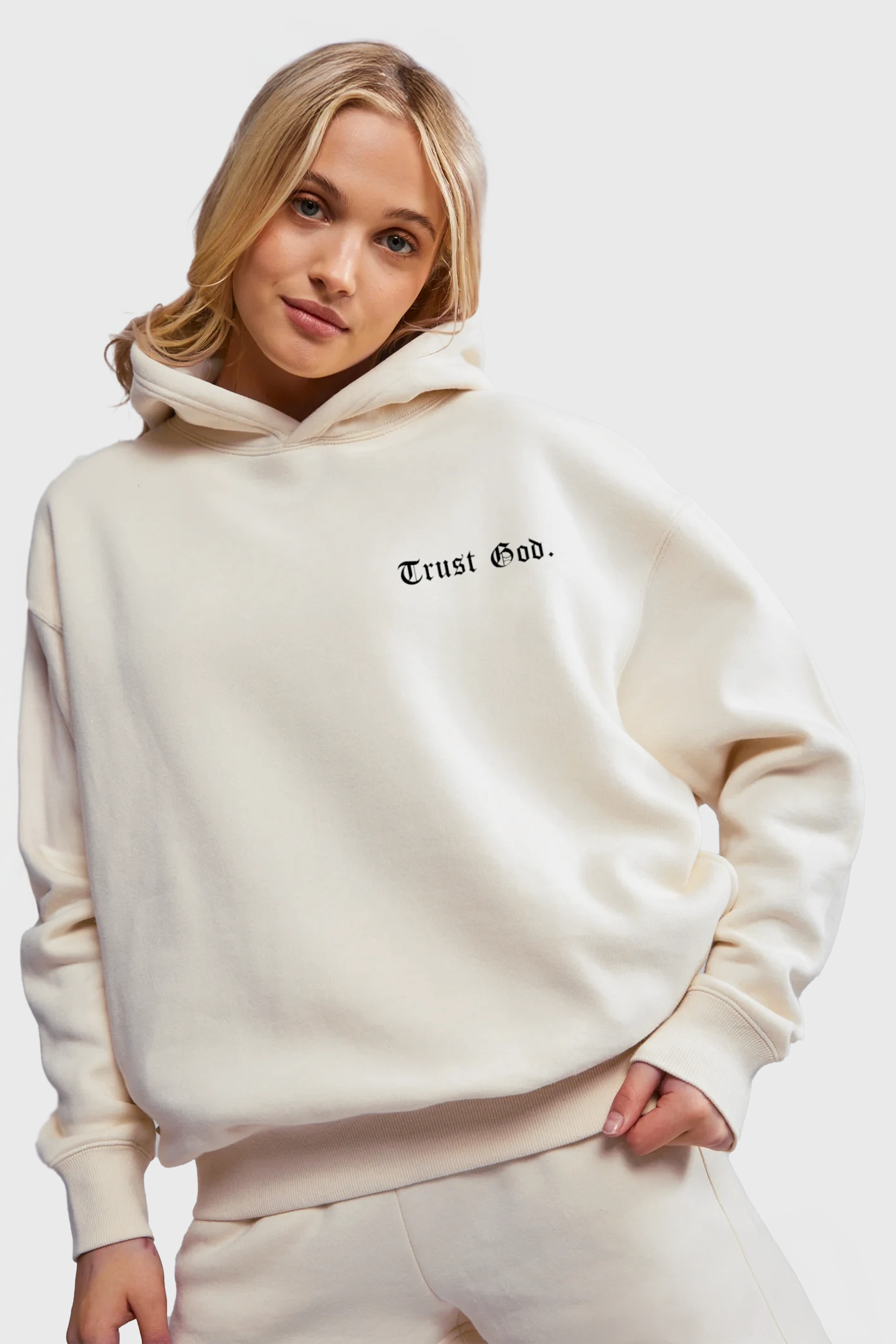 Trust God Oversize Hoodie