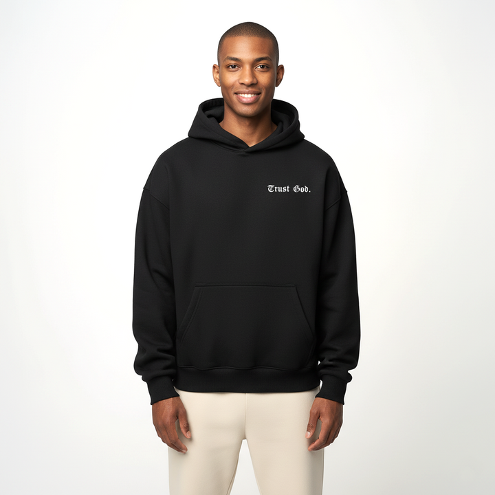 Trust God Oversized Hoodie