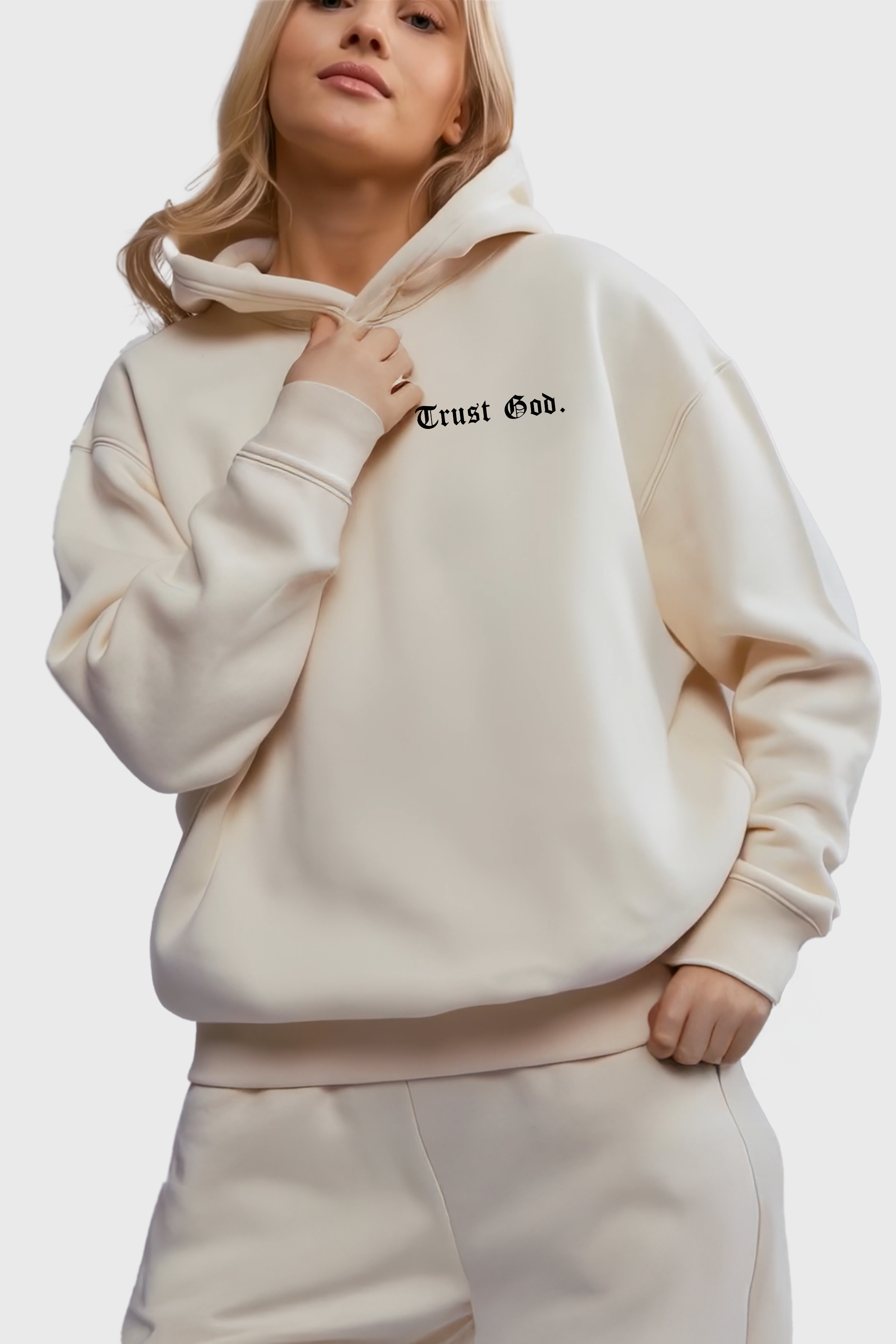 Trust God Oversize Hoodie