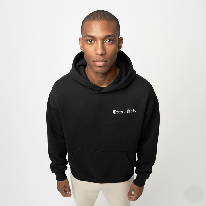 Trust God Oversized Hoodie