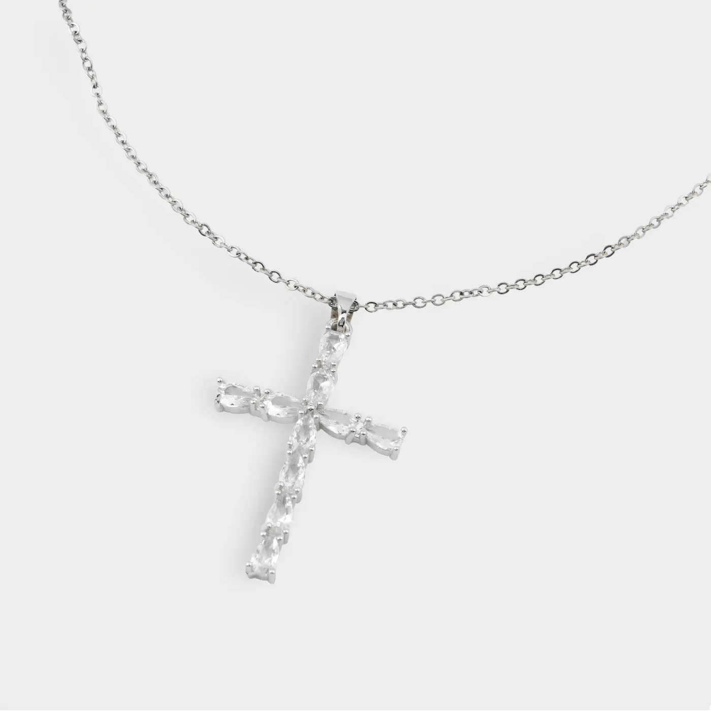 Cuban Cross Halskette 18K