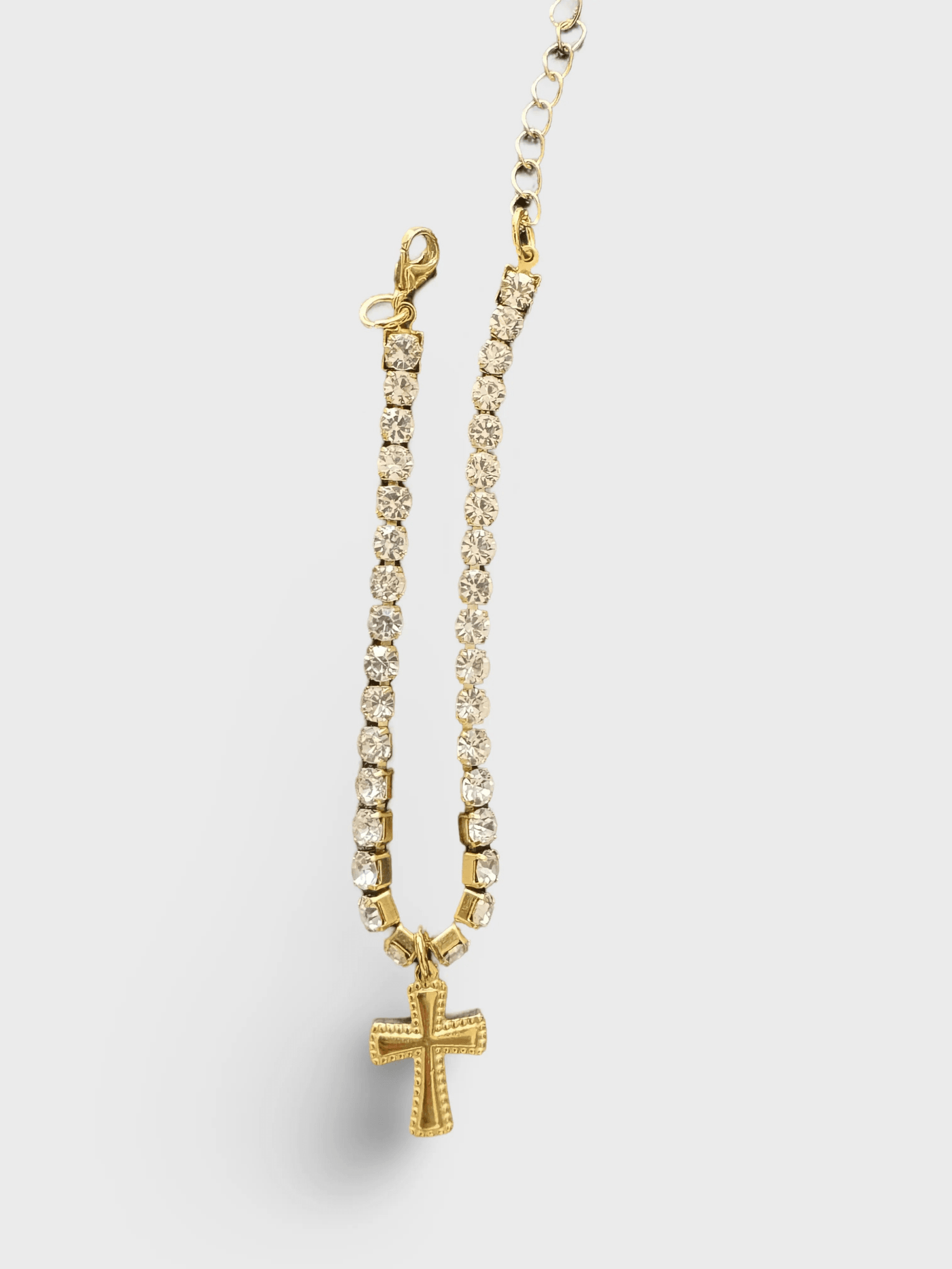 Diamond Kreuz Armband Gold