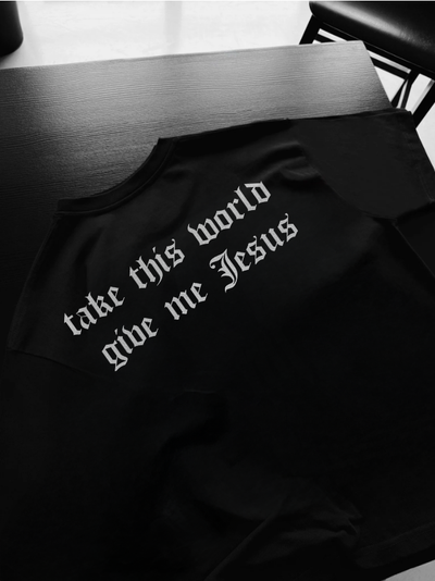 Oversize T-Shirt Take this world