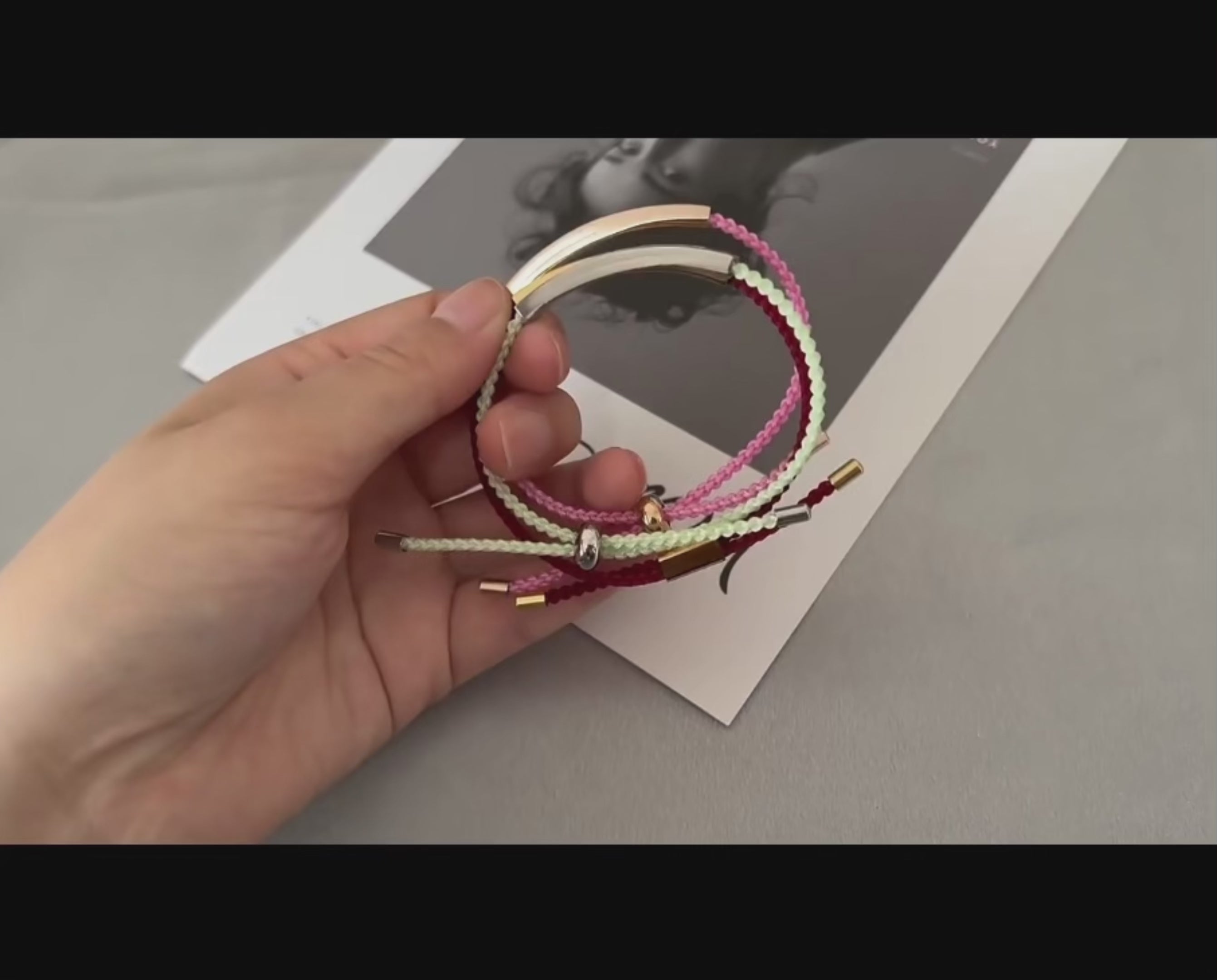 Statement Gravur Armbänder 18K Gold