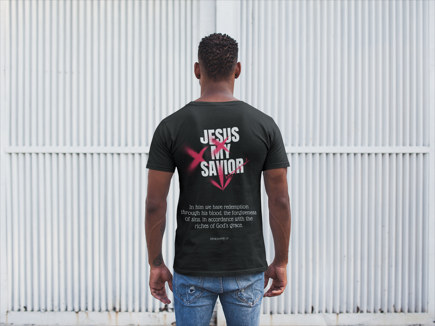 Jesus My Savior Herren Shirt