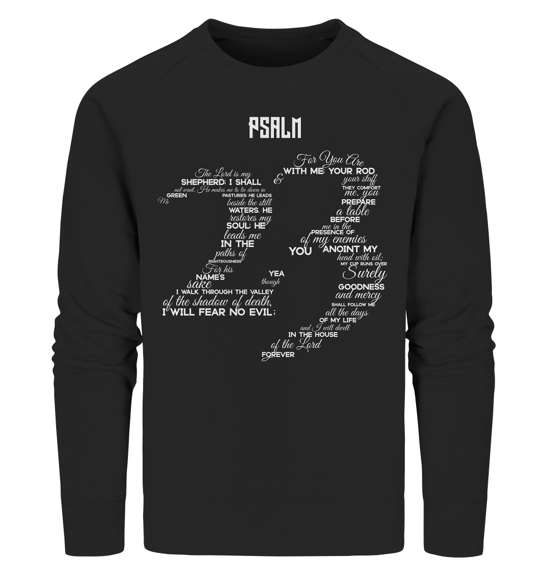 Psalm 23 Sweatshirt Damen