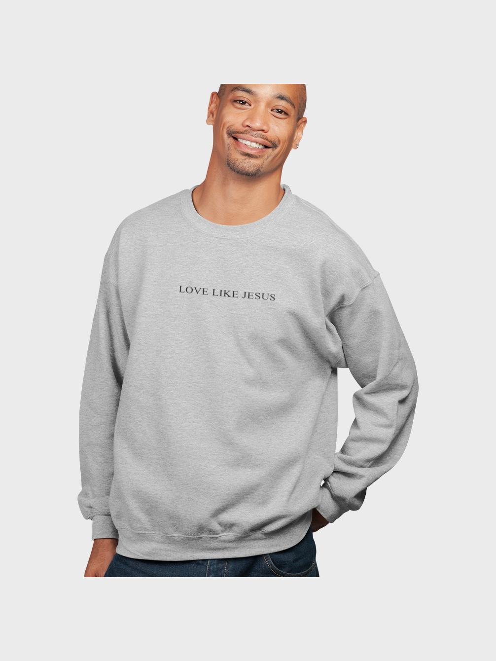 Love Like Jesus Herren Sweatshirt