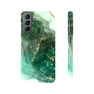 Samsung Handyhülle Bubble Green Marmor