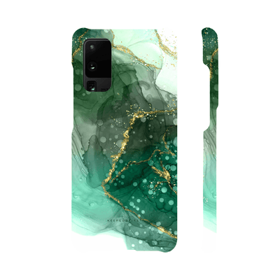 Samsung Handyhülle Bubble Green Marmor