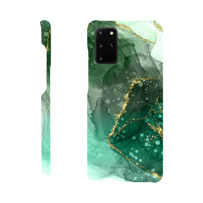 Samsung Handyhülle Bubble Green Marmor