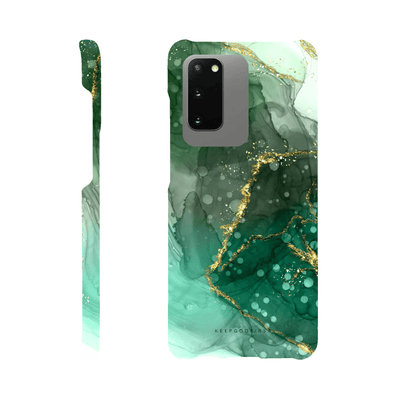 Samsung Handyhülle Bubble Green Marmor