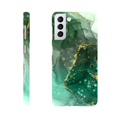 Samsung Handyhülle Bubble Green Marmor