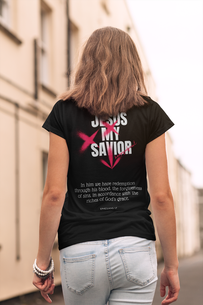 Jesus My Savior Damen Shirt